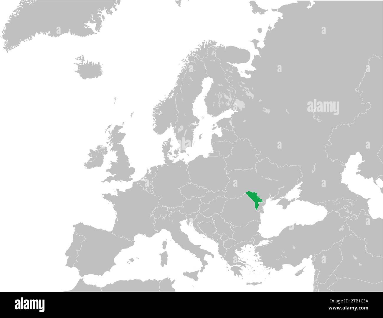 Carte de localisation de la RÉPUBLIQUE DE MOLDAVIE, EUROPE Illustration de Vecteur