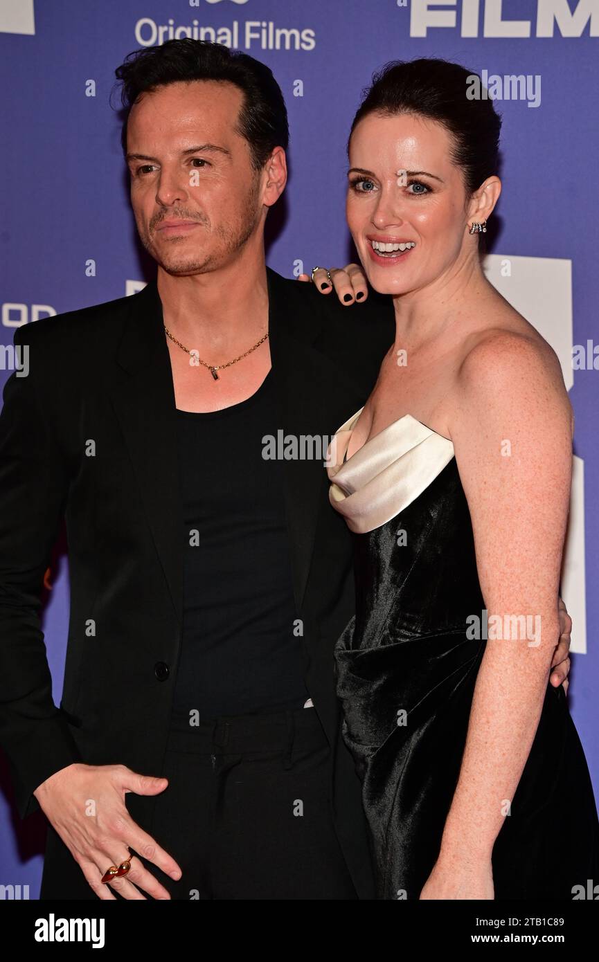 Londres, Royaume-Uni. 3 décembre 2023. Andrew et Jodie Comer assistent au 26e British Independent film Awards 2023 à Old Billingsgate, Londres, Royaume-Uni. Banque D'Images