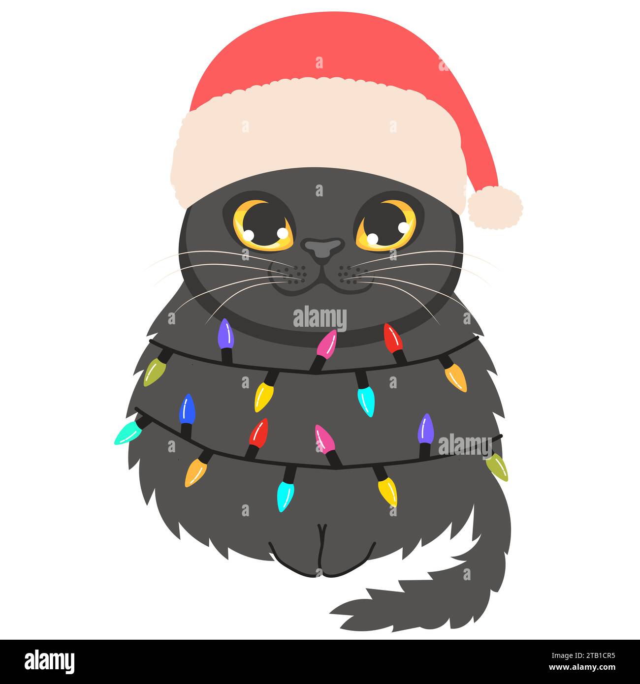 Dessin de pere noel noir et blanc Banque de photographies et d’images à haute résolution - Alamy