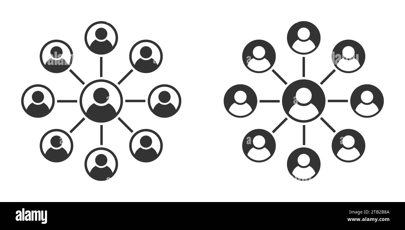 Organizational chart Banque d'images noir et blanc - Alamy