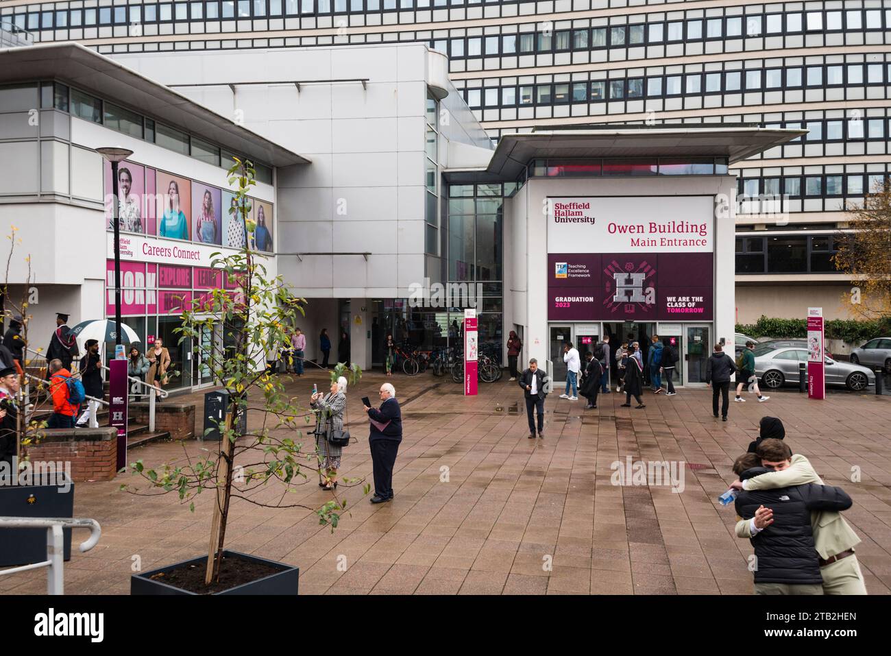 Sheffield Hallam University Owen Building, Yorkshire, Royaume-Uni Banque D'Images