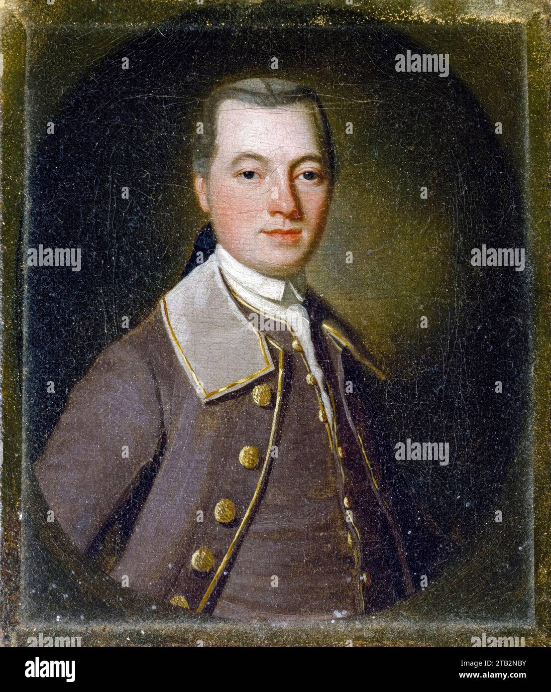 William Watson, portrait à l'huile sur toile de George Romney, 1755-1759 Banque D'Images