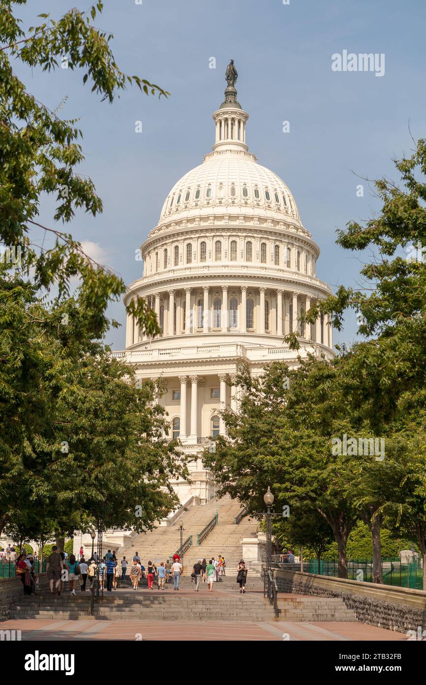 Dôme du Capitole des États-Unis, Washington, DC 20004, États-Unis Banque D'Images