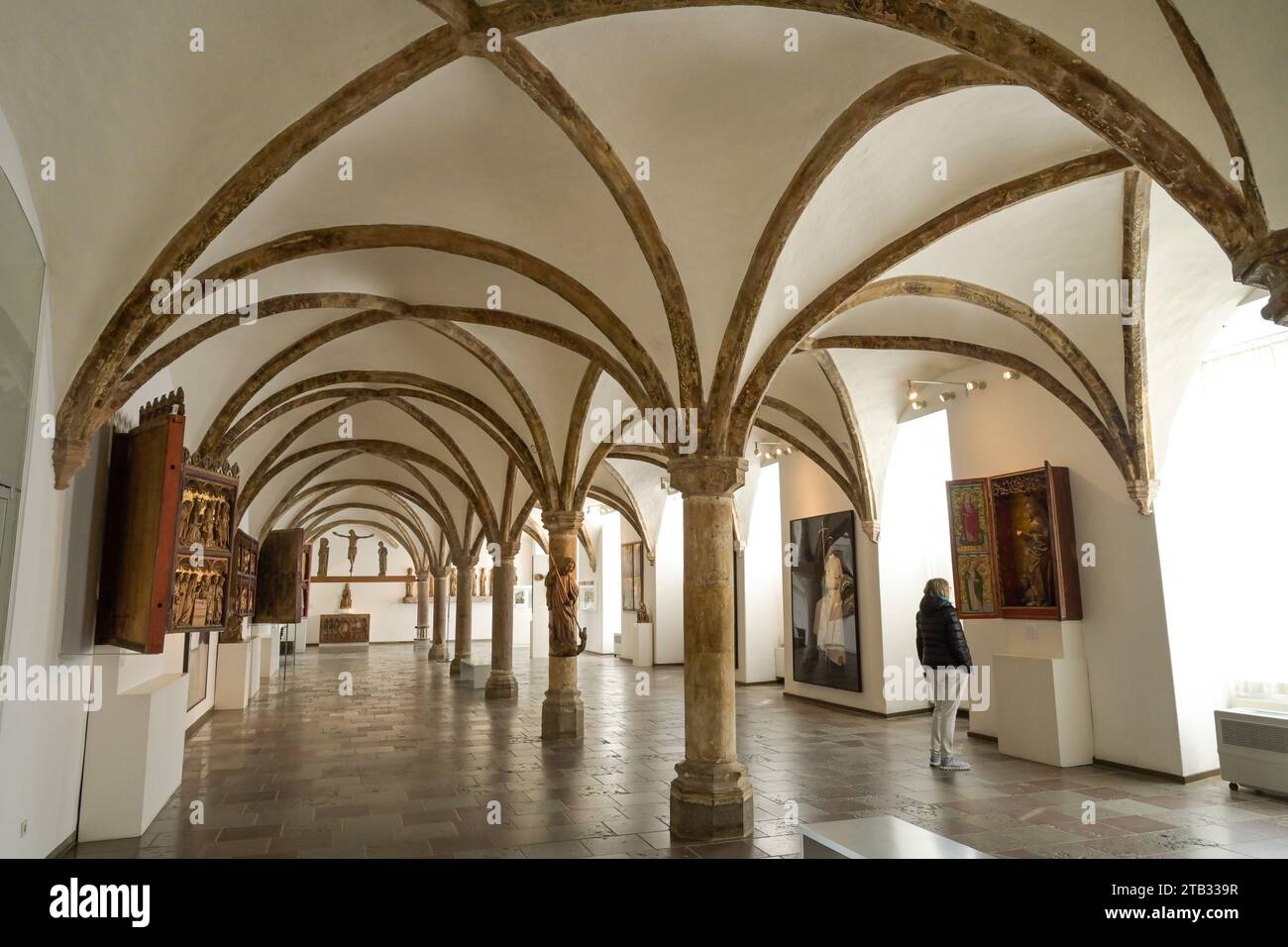 Gotische Halle, Schloß Gottorf, Schleswig, Schleswig-Holstein, Deutschland Banque D'Images