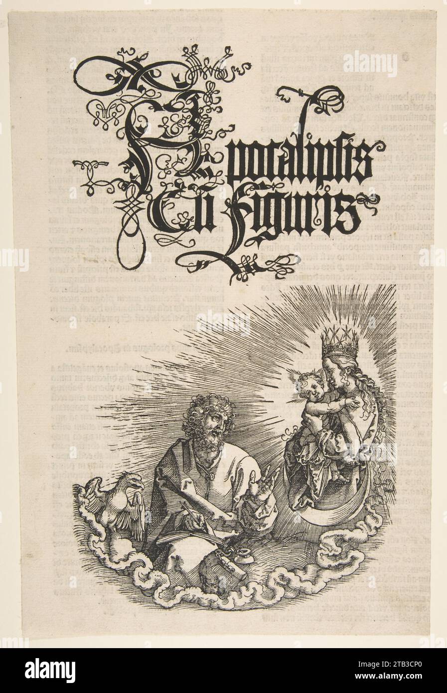 La Vierge et Saint Jean, de l'Apocalypse 1940 par Albrecht durer Banque D'Images