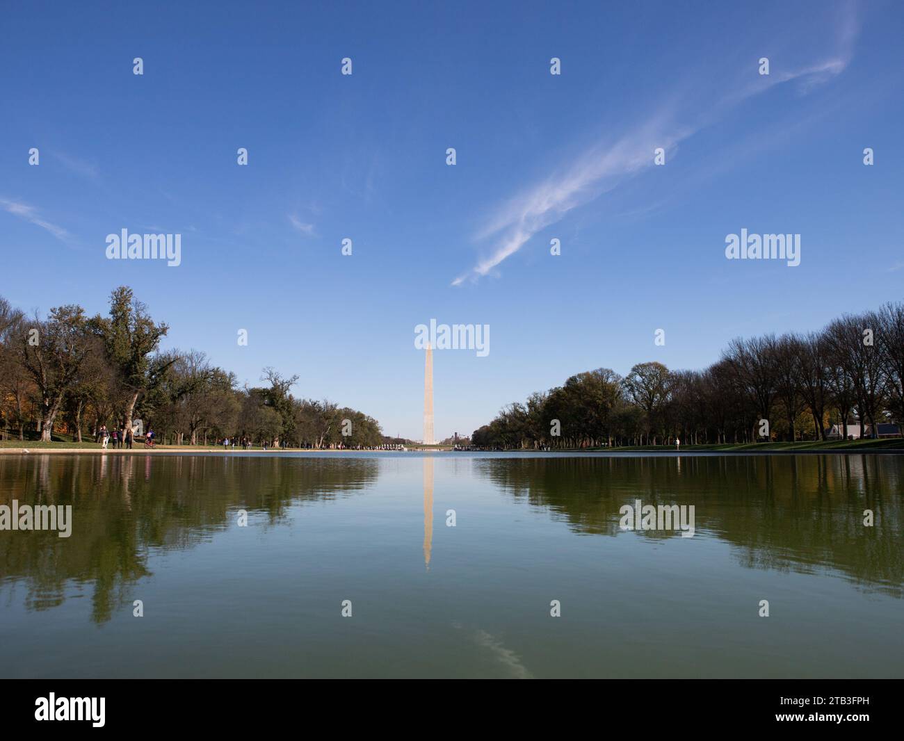 Le Washington Monument est un obélisque du National Mall de Washington, D.C., construit pour commémorer George Washington, un père fondateur des États-Unis Banque D'Images