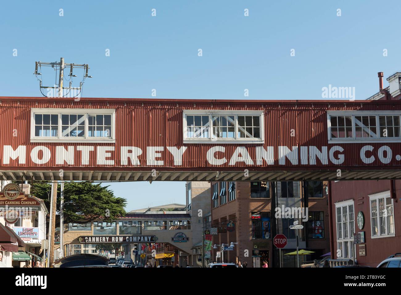 Californie Monterey Cannery Row Banque D'Images