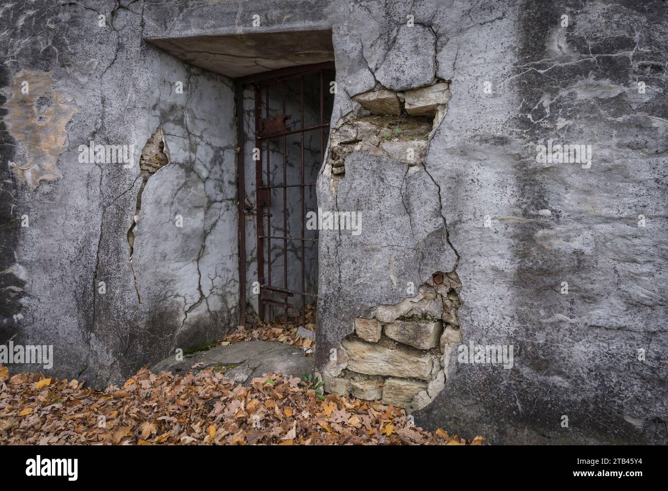 Site commémoratif du camp de concentration historique de Buchenwald. Banque D'Images