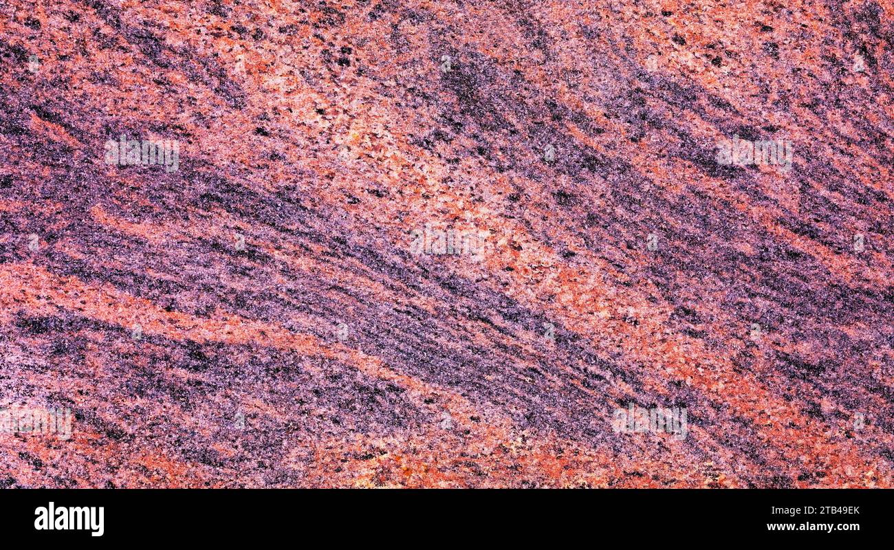 Dalle de pierre orange bleu marbré, fond abstrait, éléments graphiques, fond de texture, Autriche Banque D'Images