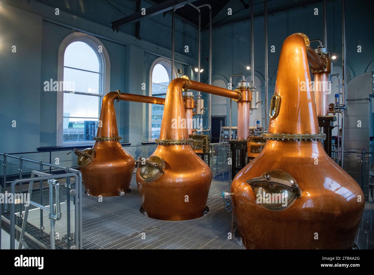 The Pump House à Thompson Dock Titanic Distillery, Belfast, Irlande du Nord Banque D'Images