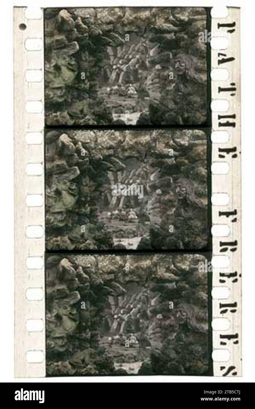 Voyage au centre de la terre (1910) fragment 20. Banque D'Images