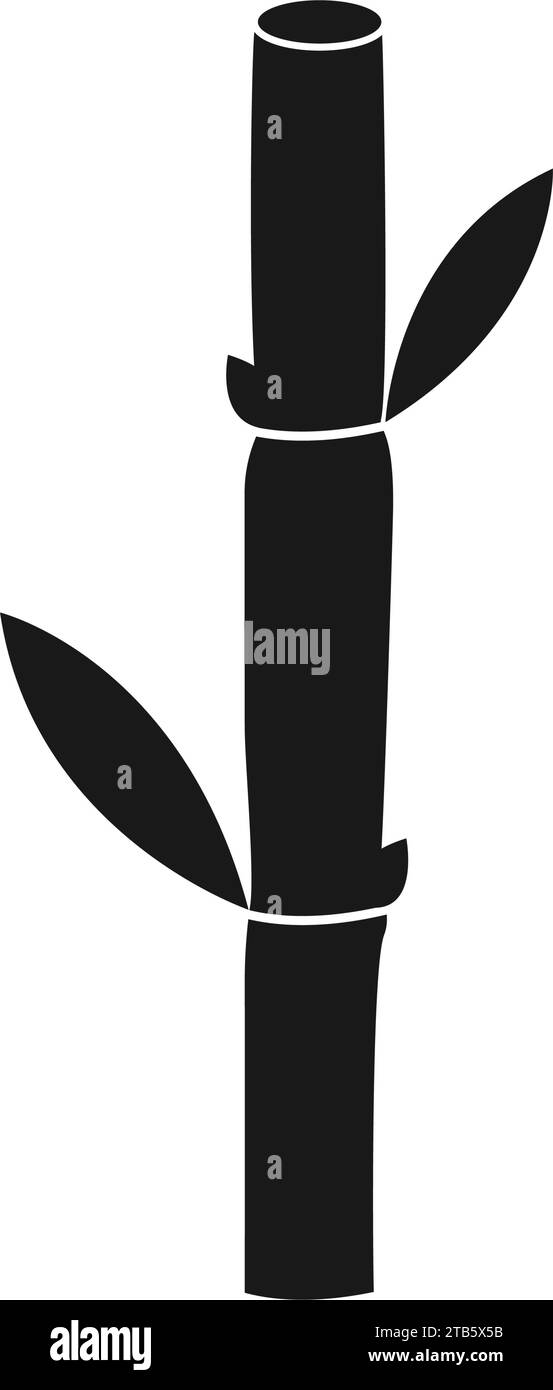 Canne à sucre icône Vector Illustration design modèle de logo Illustration de Vecteur