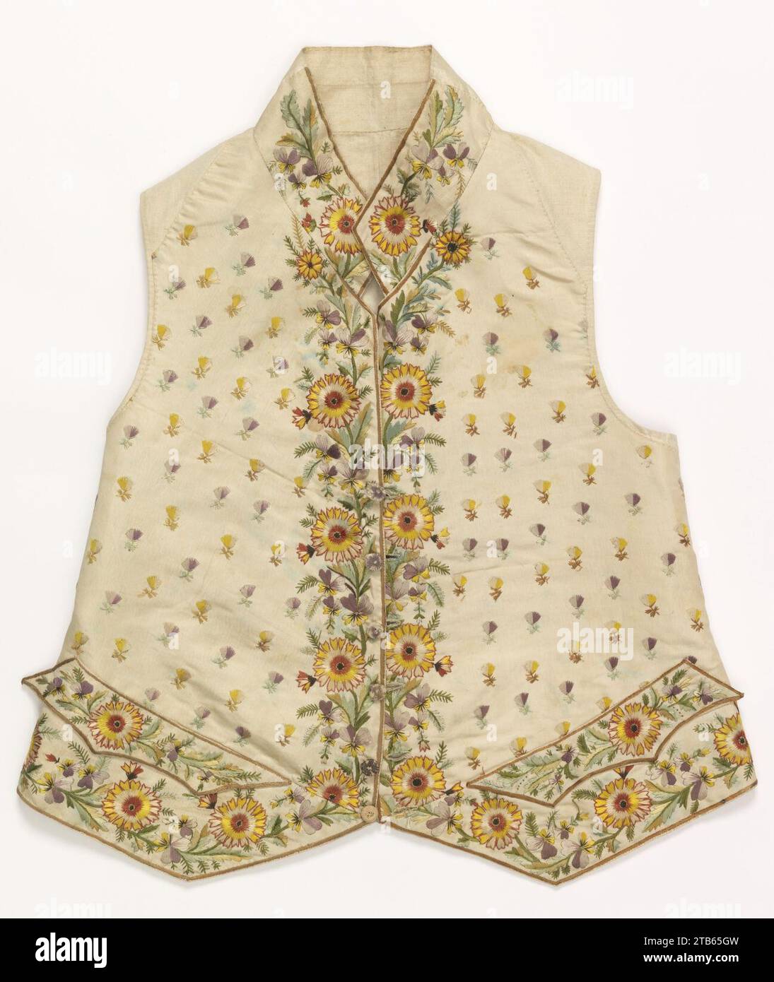 Gilet de costume, fin du 18e siècle Banque D'Images