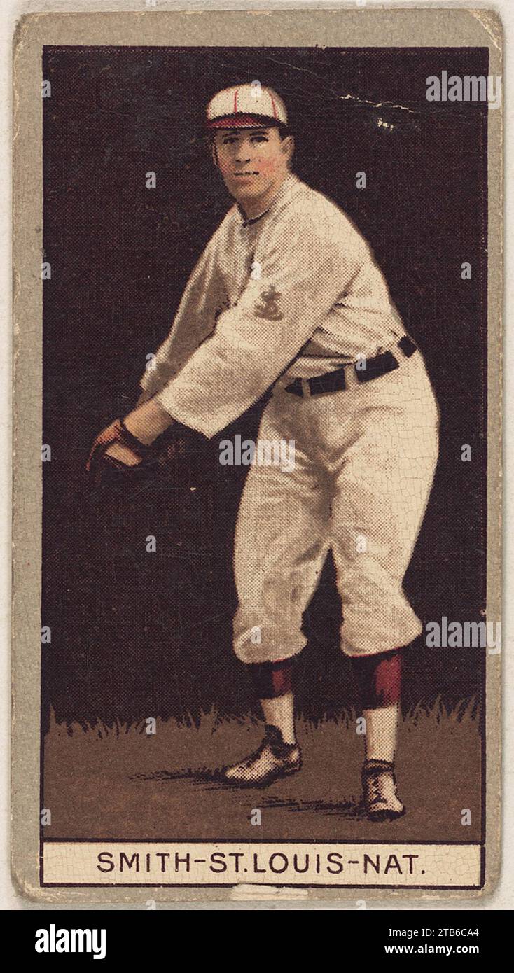 Wallace Smith, St. Louis Cardinals, portrait carte de base-ball Banque D'Images