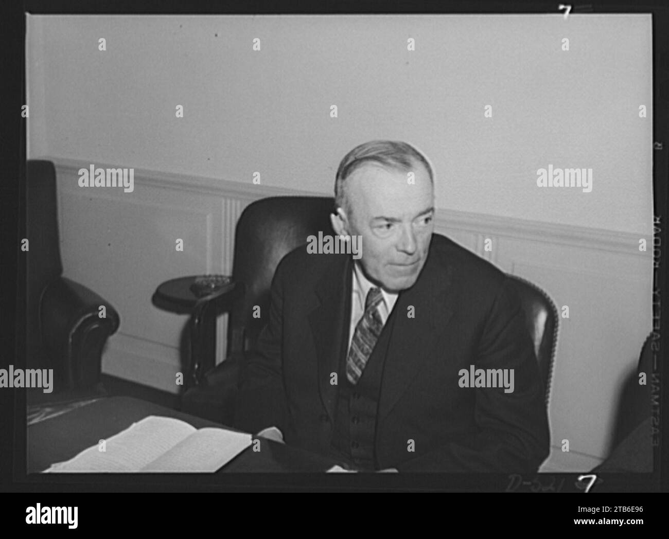 Walter Clark Teagle, membre du nouveau Conseil de médiation. Ancien président de la Standard Oil Company du New Jersey. Banque D'Images
