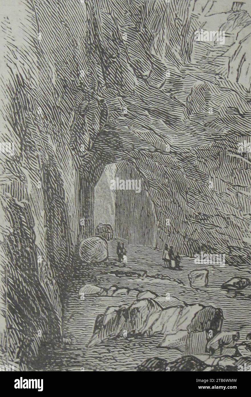 Guide illustré de Ward Lock et histoire populaire des îles Anglo-Normandes 1882 12. Banque D'Images