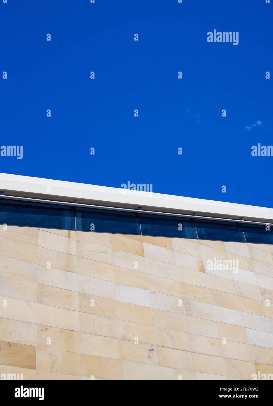 Photographie abstraite de bâtiment, Cape Town. Banque D'Images