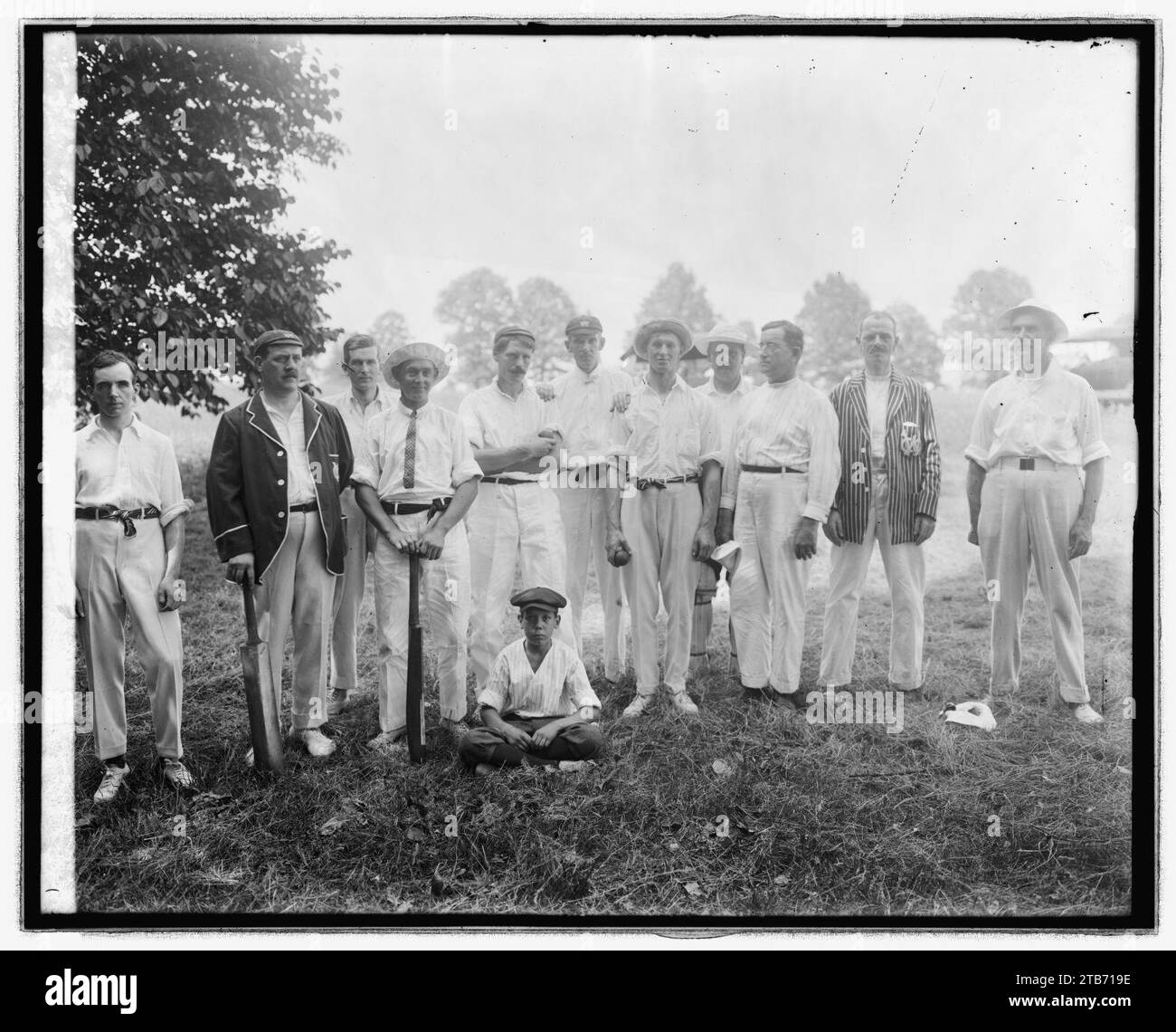 Dans l'état de Cricket Club, le 4 juillet 1913 Banque D'Images