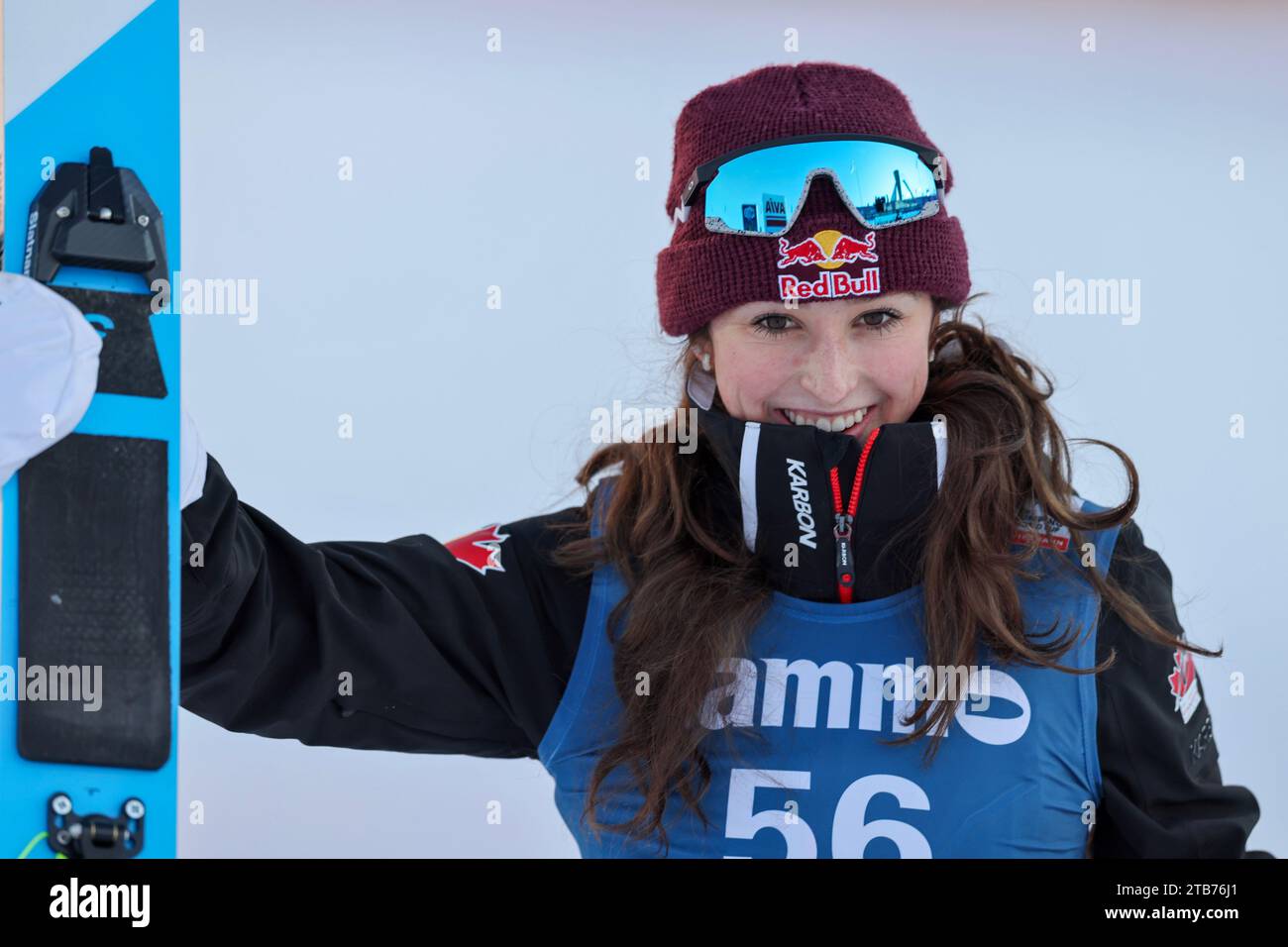 Lillehammer 20231203.Alexandria Loutitt, du Canada, a terminé deuxième de la coupe du monde en saut pour les femmes à Lillehammer. Photo : Geir Olsen / NTB Banque D'Images