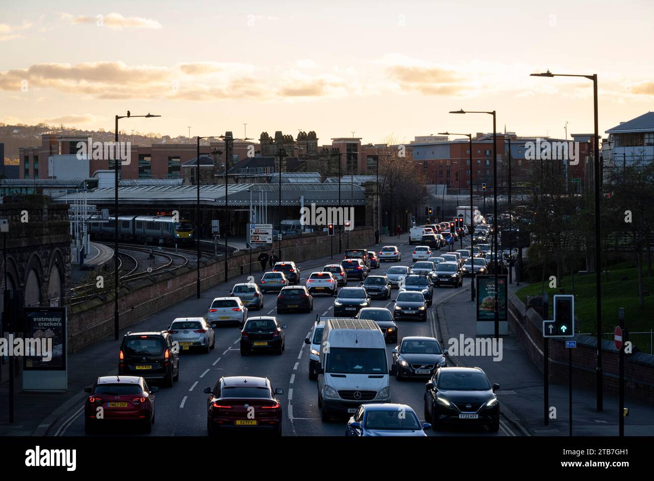 Sheaf St, Sheffield, Royaume-Uni Banque D'Images