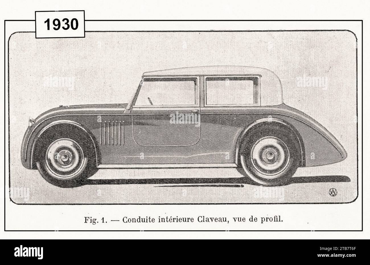 1930 Claveau - photo de voiture ancienne Banque D'Images