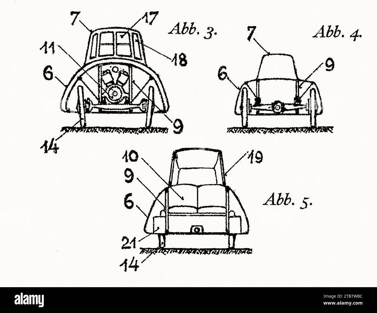 Jaray brevet 2 - photo de voiture vintage Banque D'Images