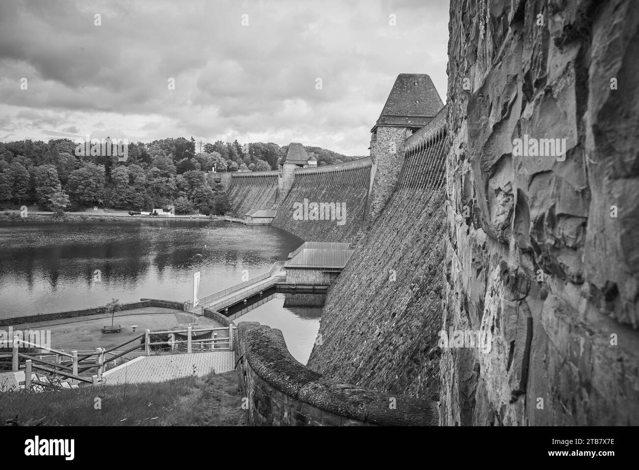 Talsperre Möhnesee, Kreis Soest, Günne, Banque D'Images