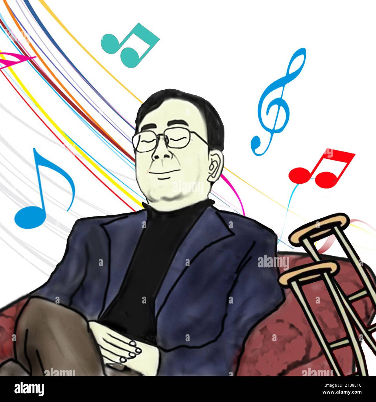 SHANGHAI, CHINE - 5 DÉCEMBRE 2023 - il ne fait aucun doute que la musique peut apaiser l'âme pour certains, et il s'avère que cela pourrait aussi être un soo temporaire Banque D'Images