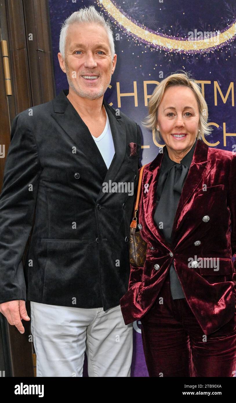 Londres, Royaume-Uni. 05 décembre 2023. Martin Kemp et Shirlie Kemp assistent au déjeuner de Noël du TRIC (Television and radio Industries Club) au The Londoner Hotel, Londres, Royaume-Uni. Crédit : LFP/Alamy Live News Banque D'Images