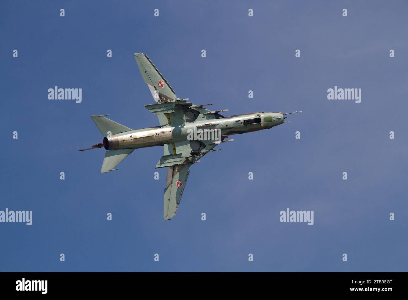 Polonais SU-22 à riat Banque D'Images
