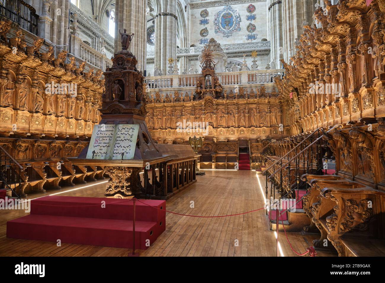 Les anciennes et nouvelles cathédrales de Salamanque, Espagne Las Catedrales Vieja y Nueva de Salamanca Banque D'Images