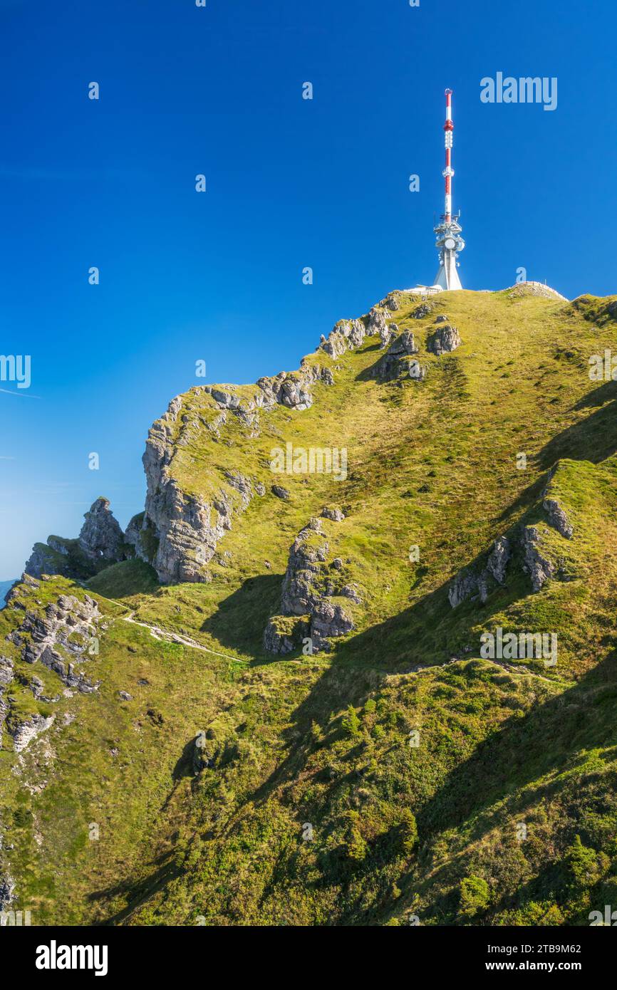 Kitzbüheler Tour de transmission Horn dans les alpes autrichiennes Banque D'Images