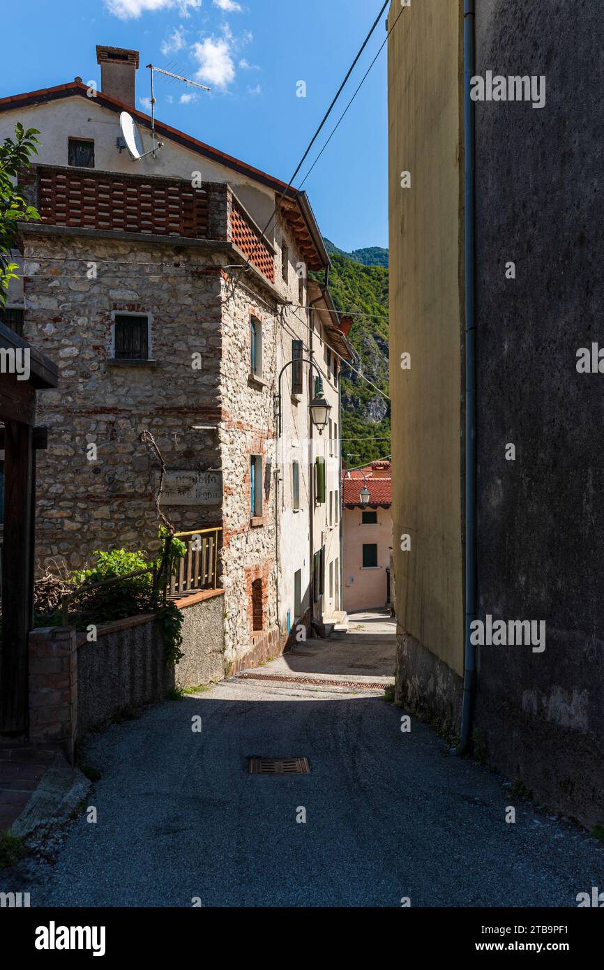 Italie Vénétie Vallée de Brenta - le village de Campolongo sul Brenta Banque D'Images