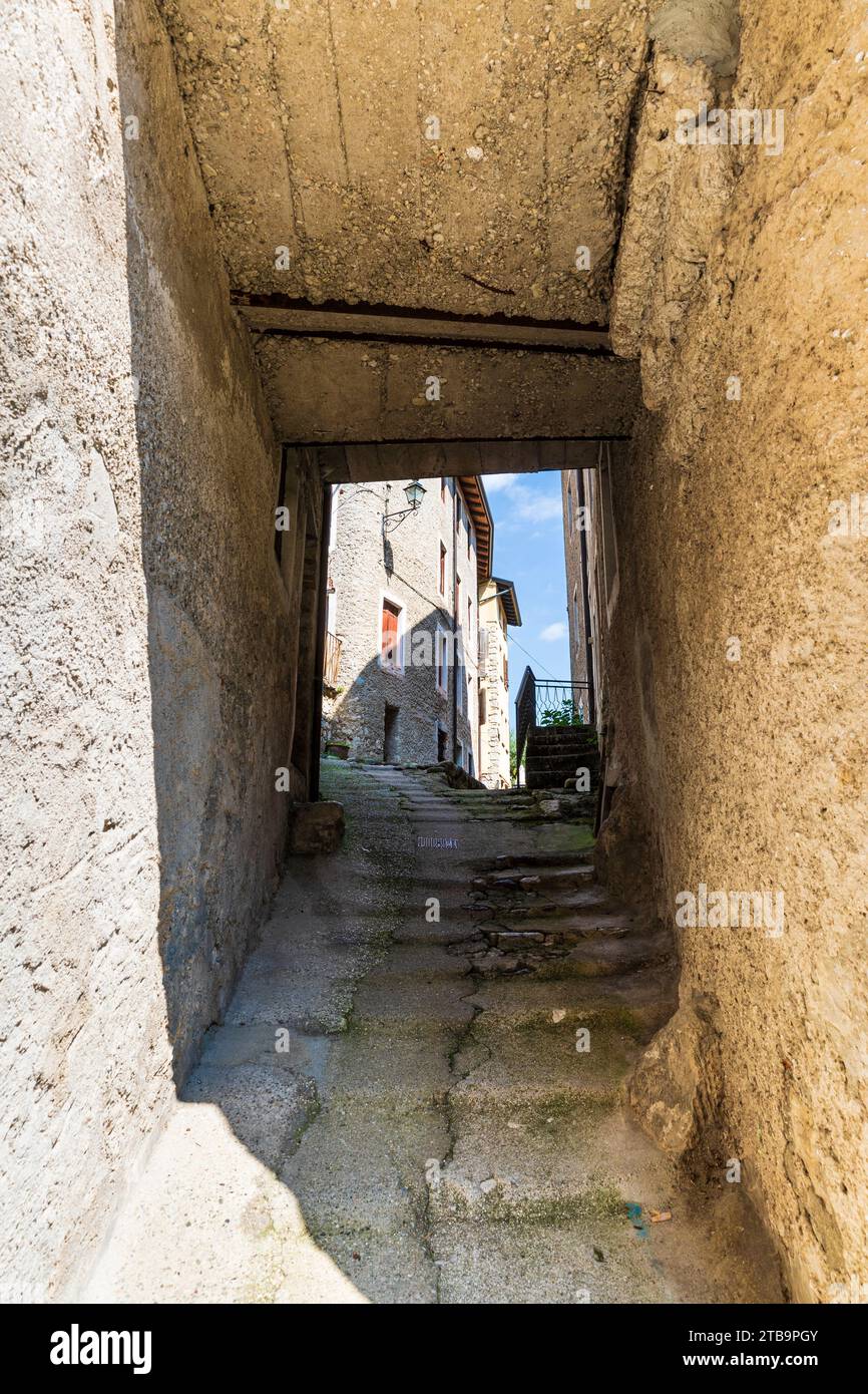 Italie Vénétie Vallée de Brenta - le village de Sasso Stefani Banque D'Images