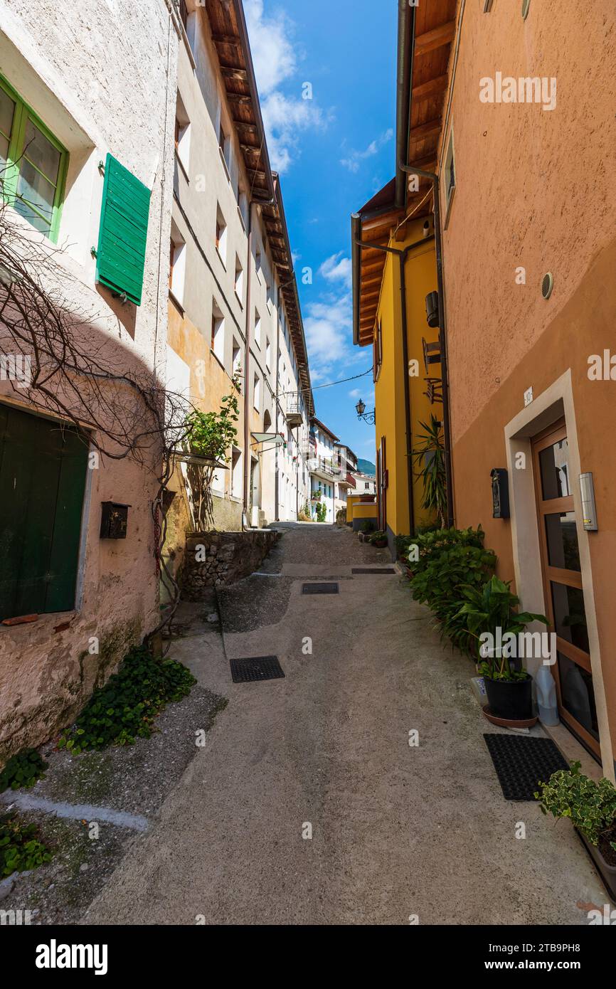 Italie Vénétie Vallée de Brenta - le village de Sasso Stefani Banque D'Images