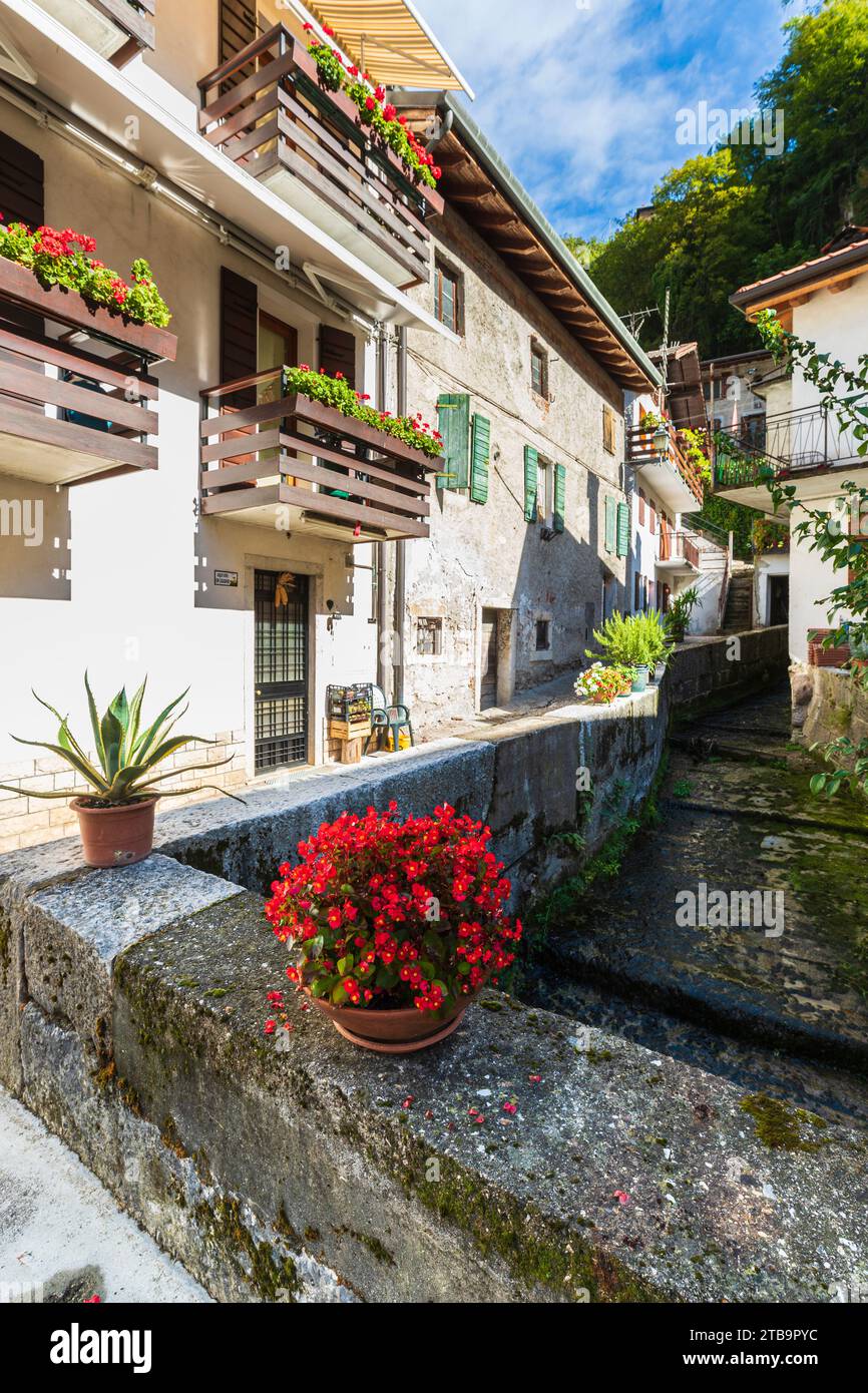 Italie Vallée de Venet Brenta - Primolano Banque D'Images