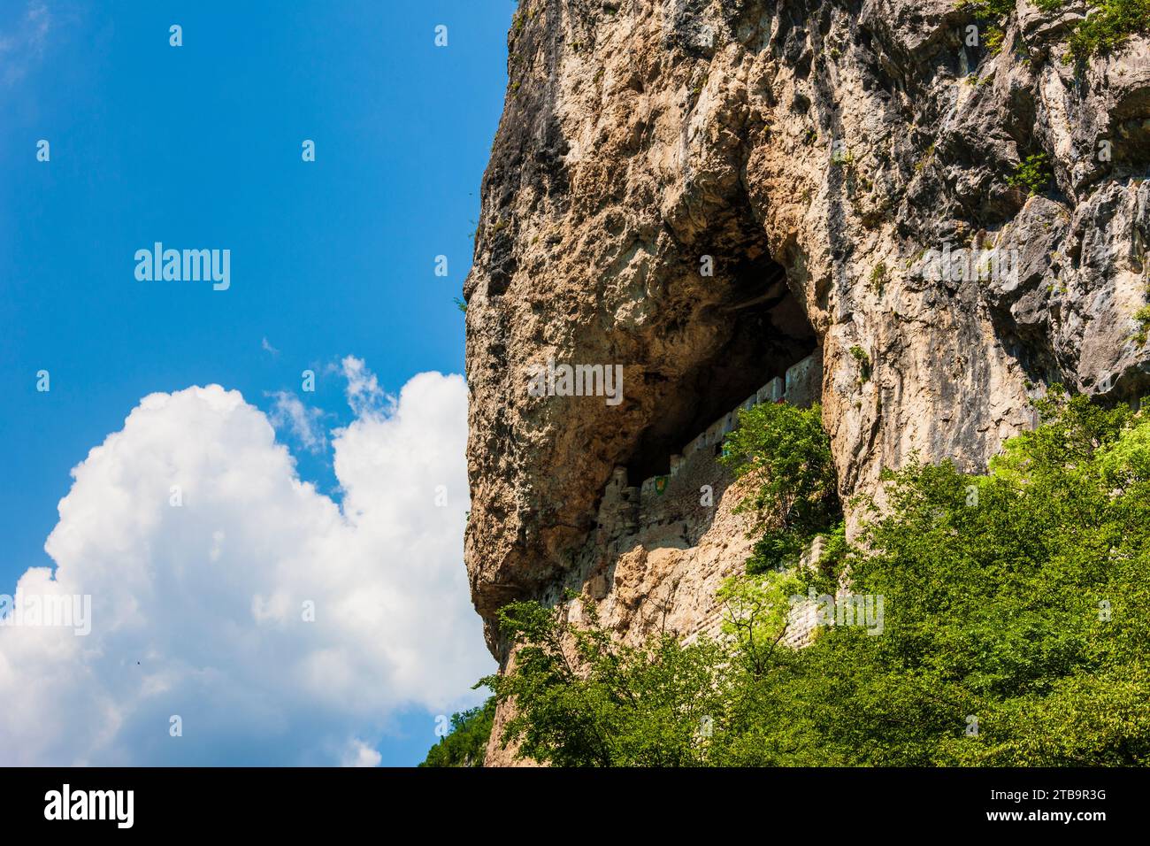 Italie Vénétie Vallée de Brenta - Cismon del Grappa di Valbrenta - il Covolo di Butistone Banque D'Images
