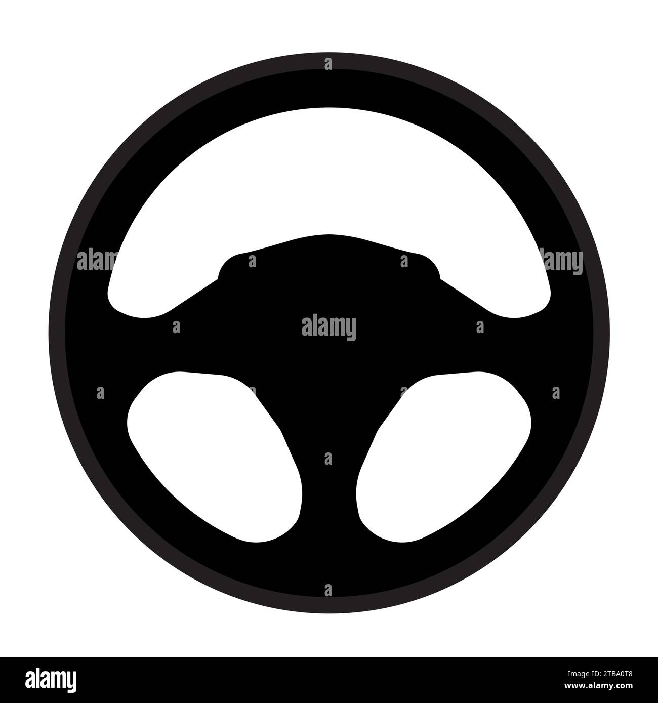 illustration vectorielle de direction de voiture isolée sur le blanc Illustration de Vecteur