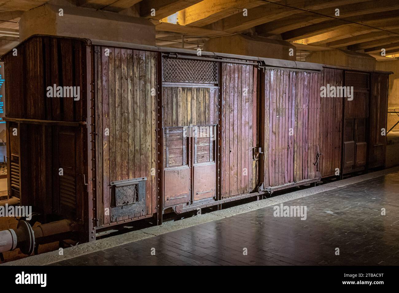 La Memoriale della Shoah est un mémorial de l'Holocauste à la gare centrale de Milan commémorant les prisonniers juifs déportés par un secret Banque D'Images