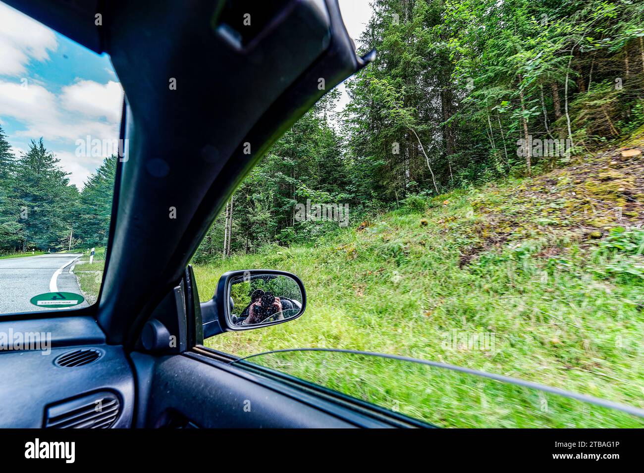 großer Alpsee, das vielseitige Naturerlebnis im Oberallgäu : der Große Alpsee-Rundweg Banque D'Images