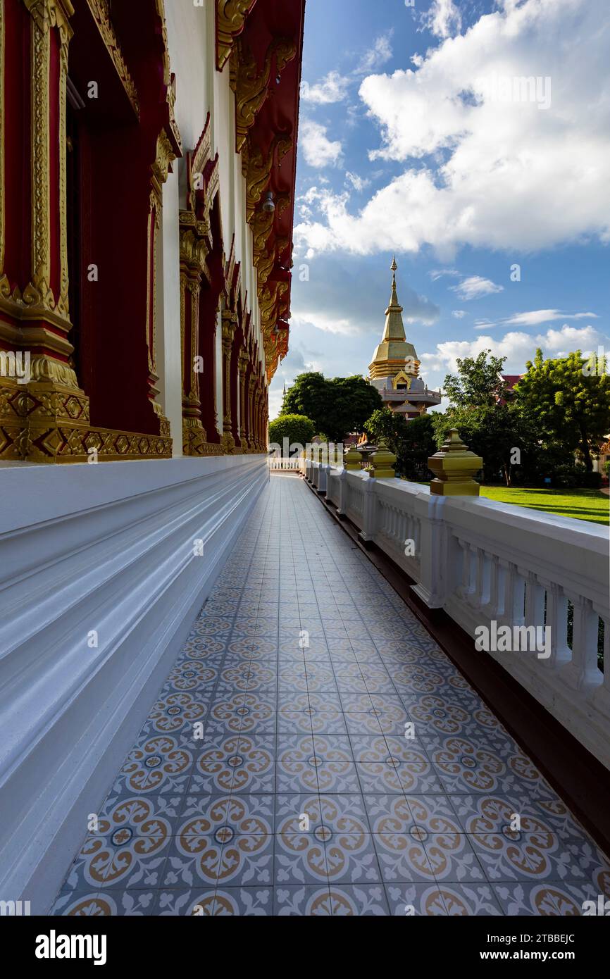 Wat Phothisomphon(Wat Pothisomphon, Wat Phothisaphorn), sanctuaire, centre-ville, Udon Thani, Thaïlande, Asie du Sud-est, Asie Banque D'Images
