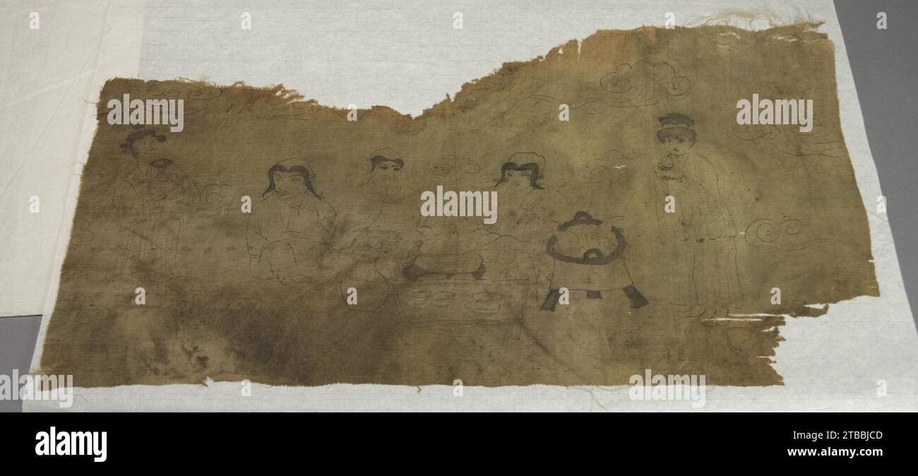 Banquet scène 1999 par artiste non identifié Banque D'Images