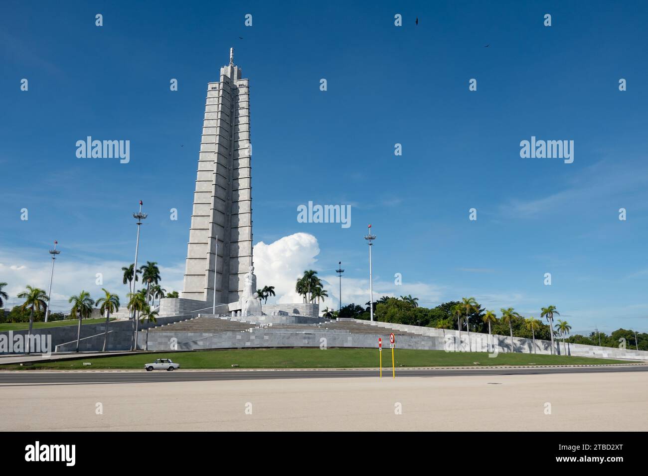 LA HAVANE, CUBA - 27 AOÛT 2023 : Grand Mémorial José Martí à la Havane (la Habana), Cuba en journée ensoleillée d'été Banque D'Images