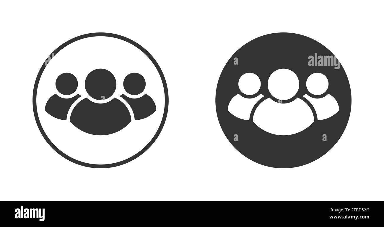 Icône travail d'équipe. Icône collaboration professionnelle. Symbole de gestion. Illustration vectorielle plate Illustration de Vecteur