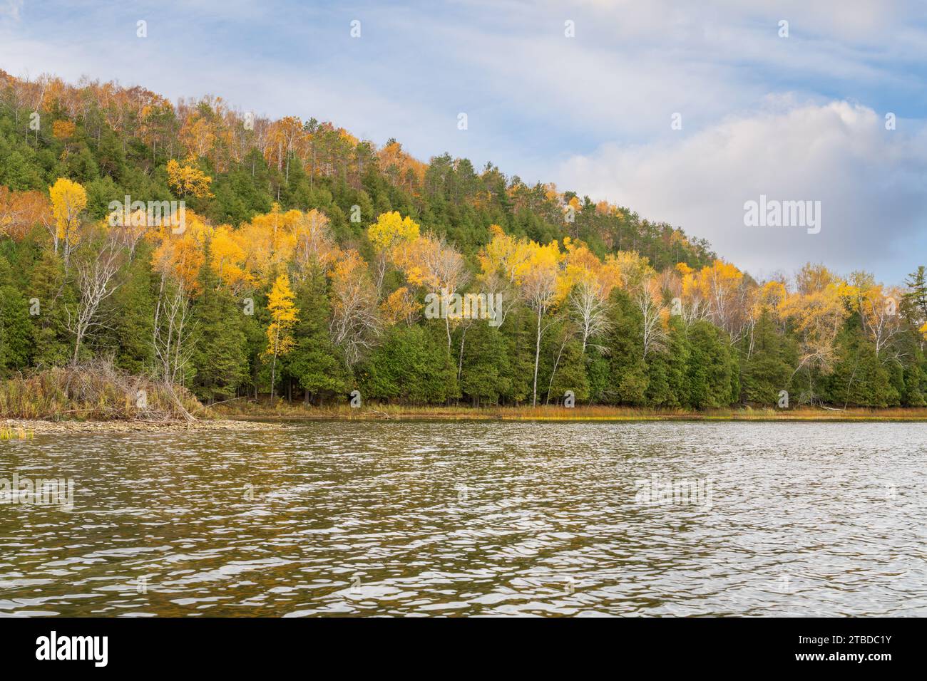 Door County Wisconsin est un paradis pour les pagayeurs et depuis que je vis ici, j'ai amplement l'occasion de sortir et de profiter de ce sport de style de vie actif Banque D'Images