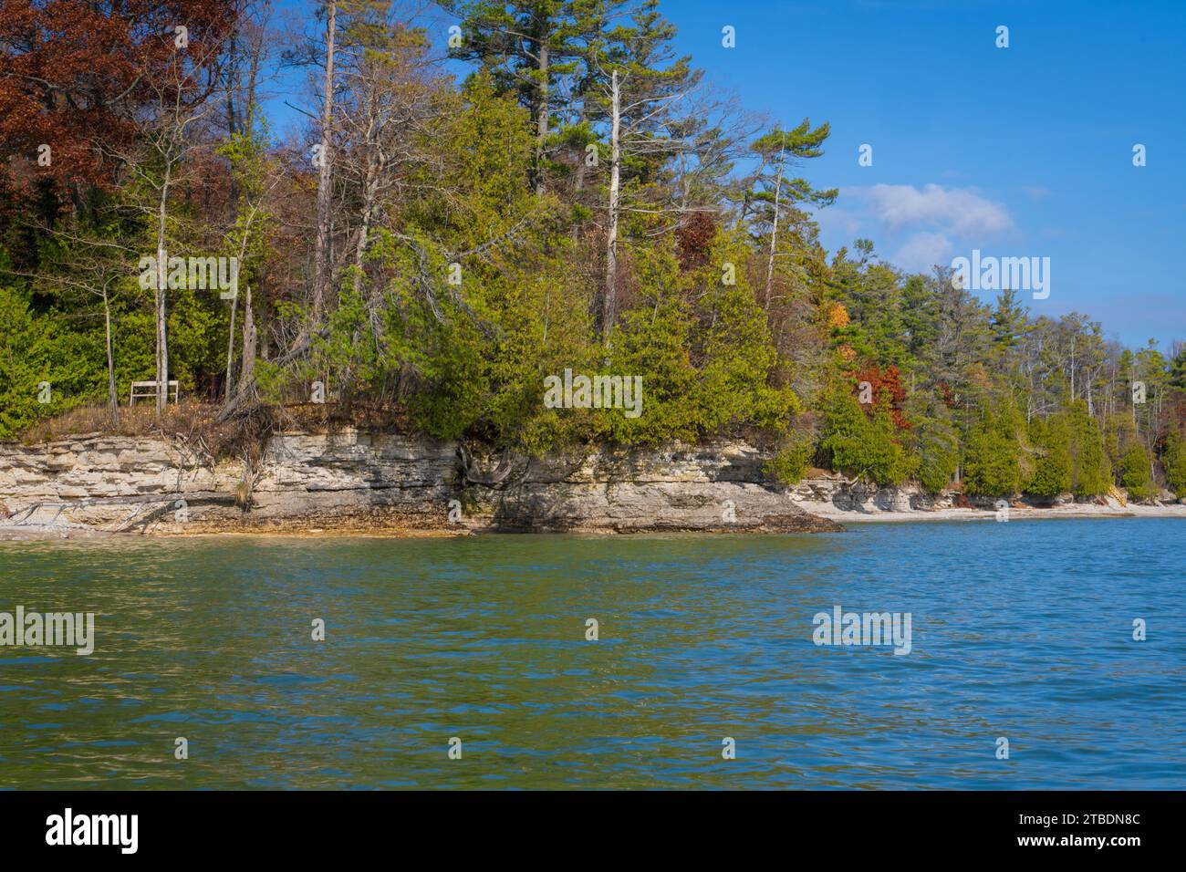 Door County Wisconsin est un paradis pour les pagayeurs et depuis que je vis ici, j'ai amplement l'occasion de sortir et de profiter de ce sport de style de vie actif Banque D'Images