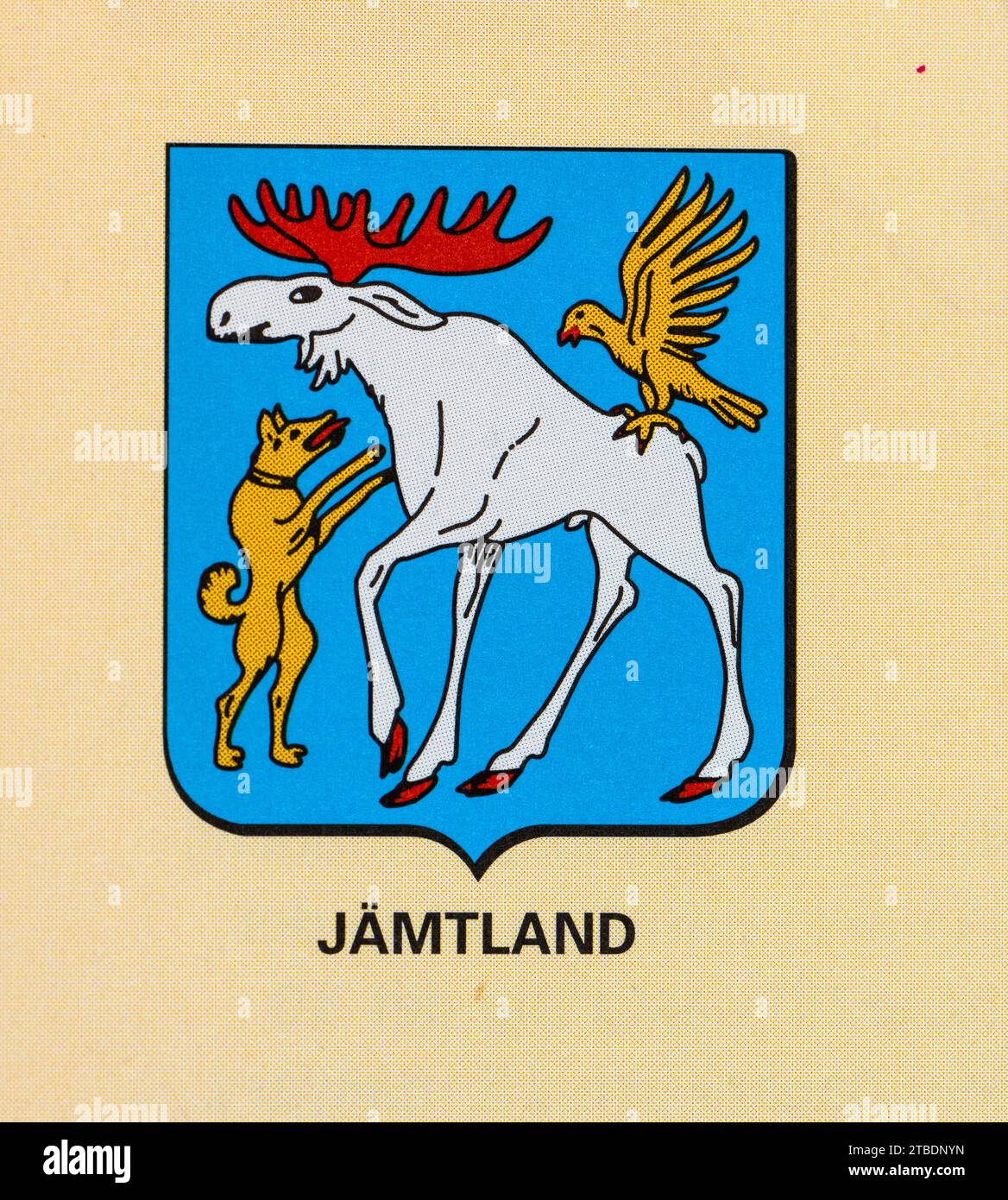 Logo de la province historique suédoise J?mtland Banque D'Images