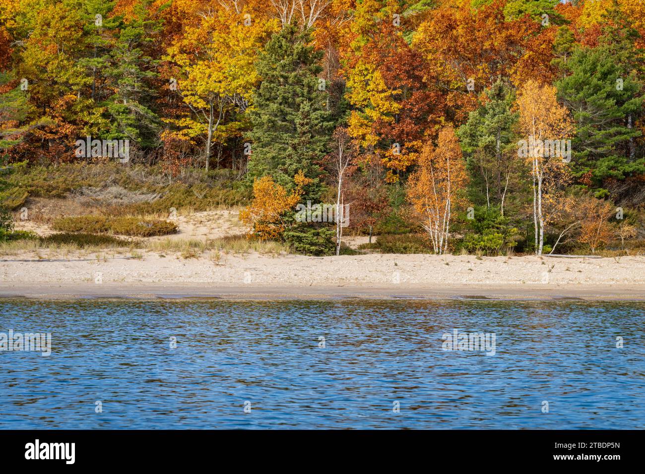Door County Wisconsin est un paradis pour les pagayeurs et depuis que je vis ici, j'ai amplement l'occasion de sortir et de profiter de ce sport de style de vie actif Banque D'Images