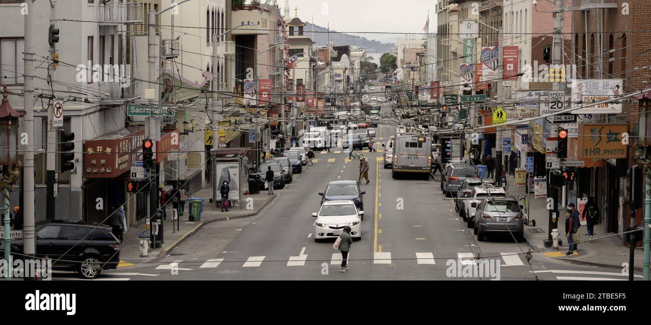 Chinatown de San Francisco, Californie, USA Banque D'Images
