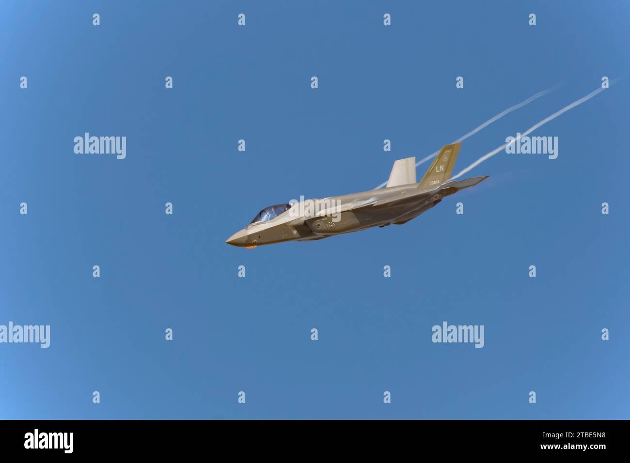 F-35 Lightning II au Dubai Air Show 2023 à Dubaï, Émirats arabes Unis Banque D'Images